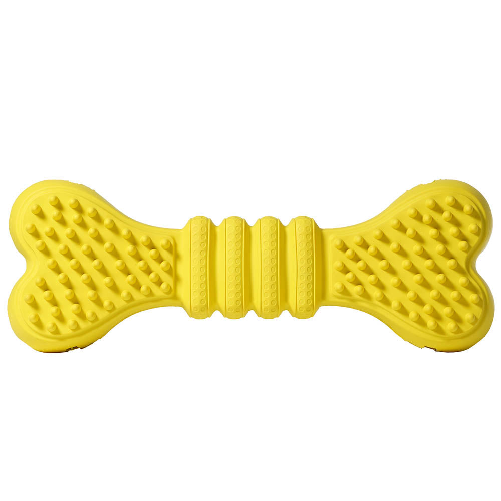 Cute Bone Shape Natural Rubber Pet Feeding Food Dispenser Dog Teeth Cleaning Chewing Bite Toy Cute Bone Shape Natural Rubber Pet Feeding Food Dispenser Dog Teeth Cleaning Chewing Bite Toy